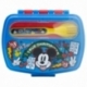 SANDWICHERA RECTANGULAR CON CUBIERTOS MICKEY TRUE CHAMPIONS