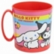 TAZA MICRO 390 ML HELLO KITTY AND FRIENDS