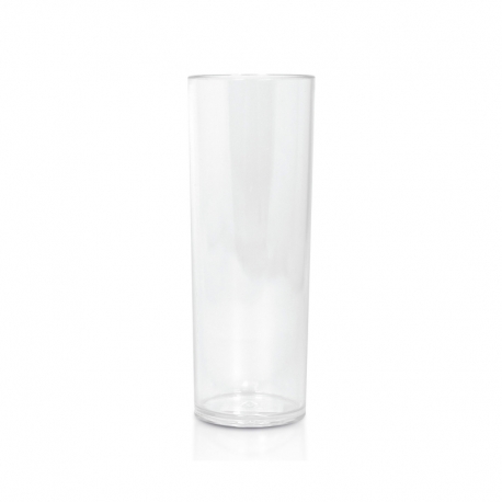 VASO PC TUBO 350 ML. TRANSPARENTE