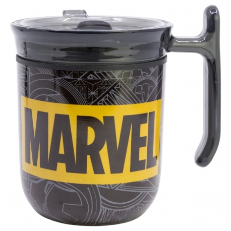 STOR TAZA HARMONY DOBLE PARED CON TAPA 470 ML MARVEL GOLDEN TREASURE YOUNG ADULT