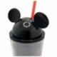 VASO CON CAÑA Y TAPA 3D 535 ML MICKEY MOUSE