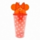 VASO CON CAÑA Y TAPA 3D 535 ML MINNIE MOUSE