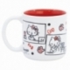 TAZA CERAMICA DESAYUNO 400 ML EN CAJA REGALO HELLO KITTY