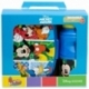 SET VUELTA AL COLE (SANDWICHERA RECTANGULAR Y BOTELLA SPORT EASY HOLD 380 ML) EN CAJA  REGALO MICKEY HAS FUN