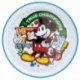 NON SLIP BICOLOR PREMIUM PLATE MICKEY TRUE CHAMPIONS