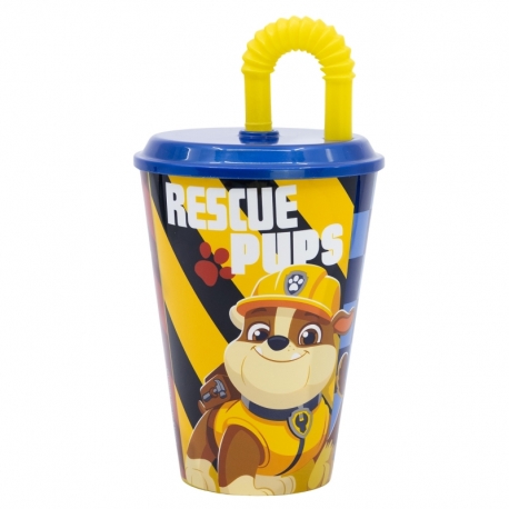 VASO CAÑA EASY 430 ML PAW PATROL BOY RESCUE PUPS
