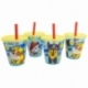 STOR SET 4 PCS VASOS CAÑA PP 285 ML JOY PAW PATROL BOY