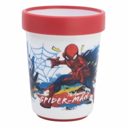 NON SLIP BICOLOR PREMIUM TUMBLER 260 ML SPIDERMAN MOVING TARGET