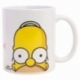 TAZA CERAMICA SB 325 ML EN CAJA SIMPSONS HOMER FACE