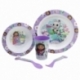 5 PCS  MCIRO SET (PLATE, BOWL, TUMBLER, CUTLERY) GABBY\'S DOLLHOUSE BAB
