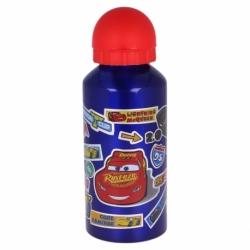 ALUMINIUM BOTTLE 400 ML CARS STICKERS