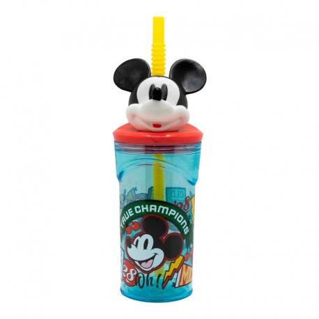 VASO FIGURITA 3D 360 ML MICKEY TRUE CHAMPIONS