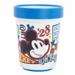 VASO ANTIDESLIZANTE PREMIUM BICOLOR 260 ML MICKEY TRUE CHAMPIONS