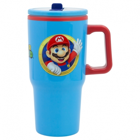 STOR TAZA COOL EASY DE DOBLE PARED CON SIPPER 640 ML SUPER MARIO