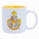 TAZA CERAMICA DESAYUNO 400 ML EN CAJA REGALO SIMPSONS HOMER FACE