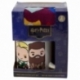 SET DE CALCETINES Y TAZA CERAMICA 325 ML HARRY POTTER CHIBI