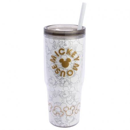 TAZA COOL BASIC DOBLE PARED 860 ML MICKEY MOUSE SIGNATURE