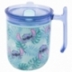 TAZA HARMONY DOBLE PARED CON TAPA 470 ML STITCH ALOHA
