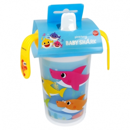 VASO ENTRENAMIENTO DOBLE PARED 320 ML BABY SHARK